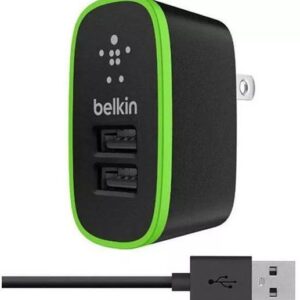 Cargador 2 Puertos + Cable Lighting – Belkin