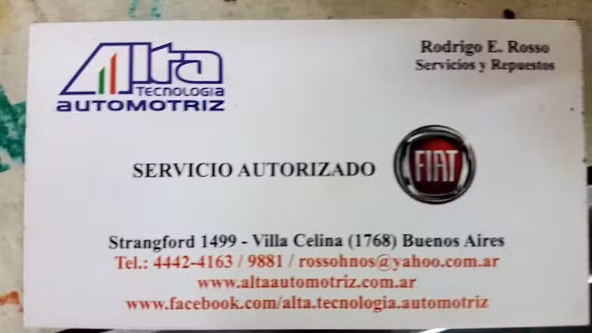 Alta tecnologia automotriz srl