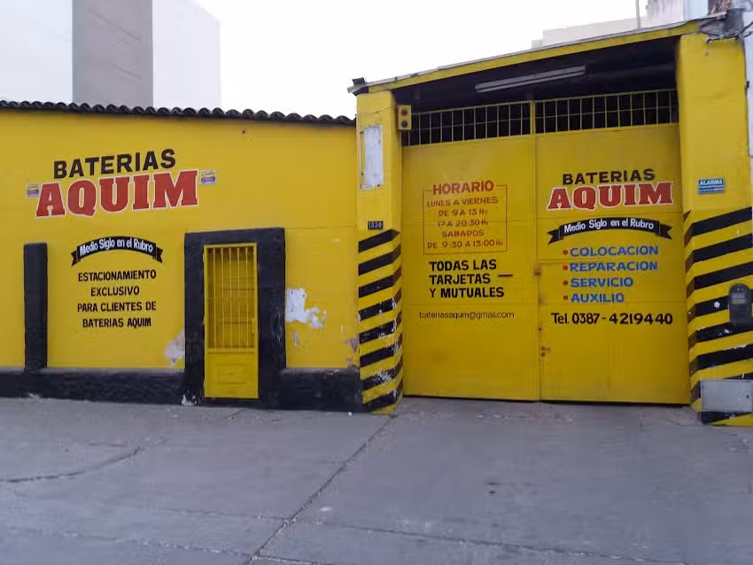 Bater&iacute;as Aquim