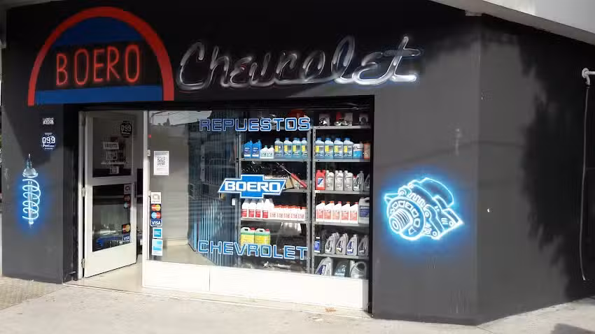 Boero Repuestos Chevrolet-Fiat, Lubricentro y Mec&aacute;nica Integral