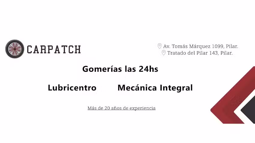 CarPatch Mec&aacute;nica general Gomer&iacute;a 24hs y Lubricentro
