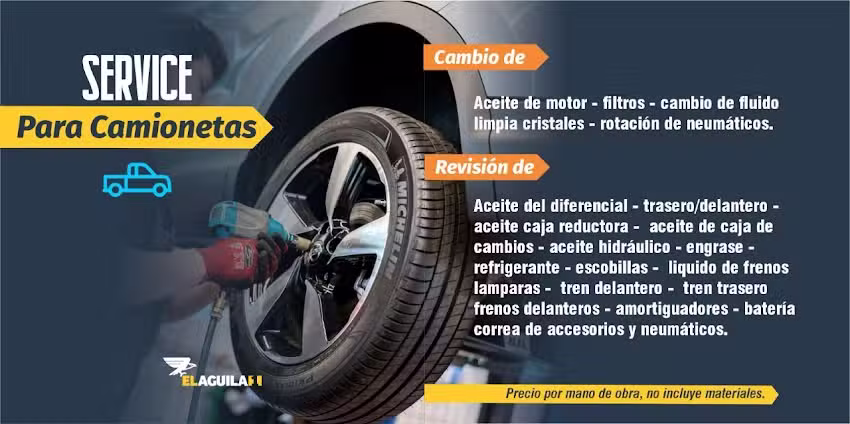 El &Aacute;guila 1 Taller, Lubricentro y Gomeria