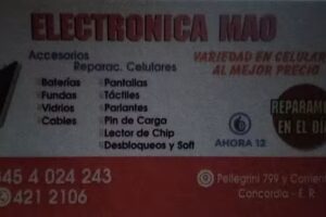 Electr&oacute;nica Mao