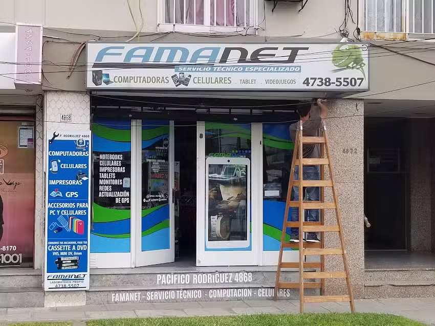 FAMANET SERVICIO TECNICO DE COMPUTACION, HOME OFFICE, CELULARES E INSTALACION DE CAMARAS DE SEGURIDAD BALLESTER