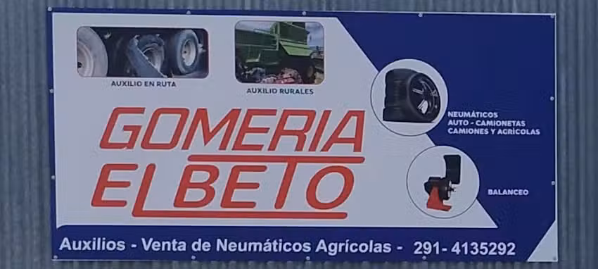 Gomeria el Beto ruta nacional 22