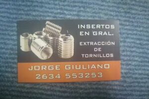 INSERTOS, REPARACIONES DE ROSCAS JORGE GIULIANO