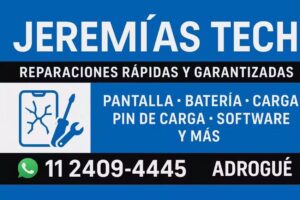 Jeremias tech reparaci&oacute;n de celulares