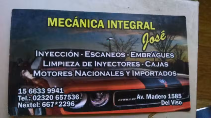 Mec&aacute;nica Integral Jos&eacute;