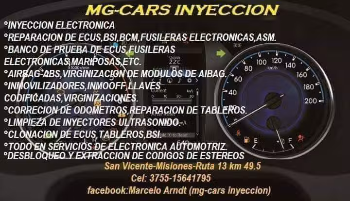 MG &ndash; Cars Inyecci&oacute;n