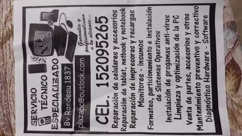 Servicio T&eacute;c. Especializado. Reparac. PC. Tablet