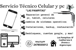Servicio técnico de celulares y pc “tecno Asj”