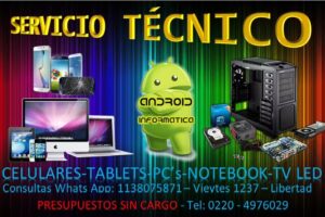 Servicio Tecnico Informatico &ndash; Tablets &ndash; Celulares